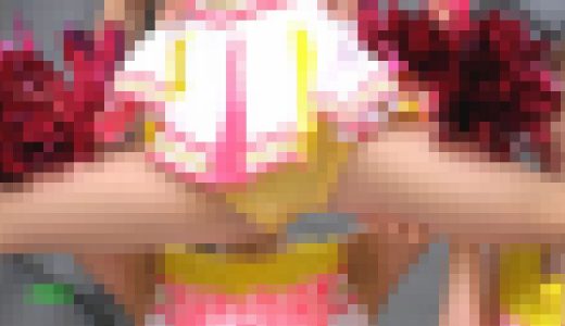 祭りだチア vol.24 【4K】 西で大人気！アイドル系JDチアダンス P透け具合がいい感じ！