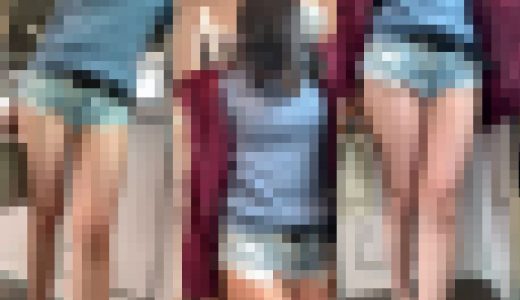 続・完璧なハイレグショーパンで生脚全部見せしてるJD