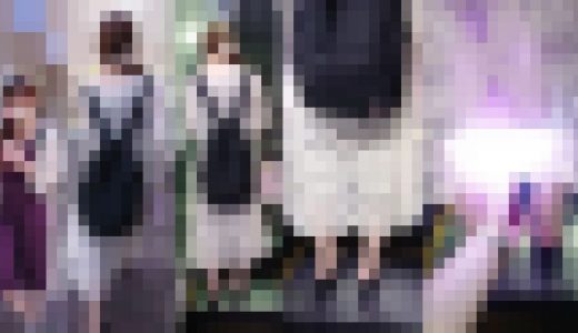 【再販】逆さの決定的瞬間！（24)地味系ロンスカ女子