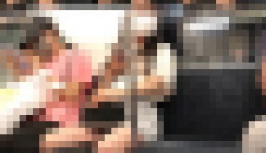 【放課後の眺め6】電車内でミニスカＪＫの生足を際どいアングルから