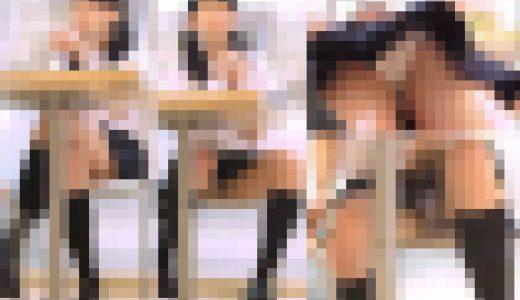 （再販）お喋りに夢中で無防備な可愛い制服少女の生パンツ丸見え過ぎなパンチラ盗撮動画