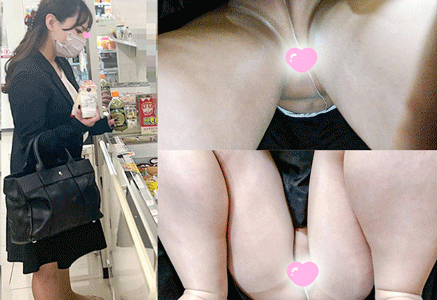 OLノーパン逆さ撮り?パイパン美人若妻がパンスト越しにマンコ/陰唇/マンスジ丸見え【パンチラ盗撮】