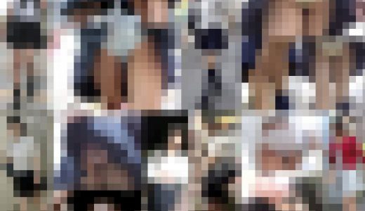 【６人セット】可愛い女の子達のパンツ丸出しめくり盗撮パンチラ動画4本セット
