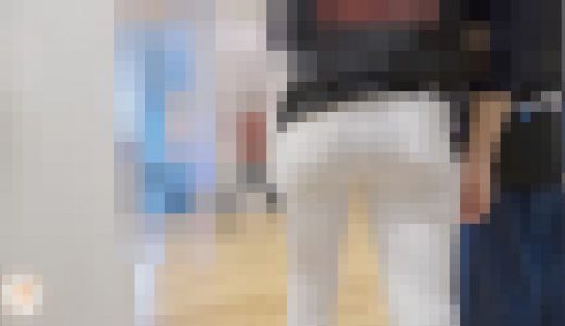 【4K高画質】 仕事に夢中な白ピタアパレル店員