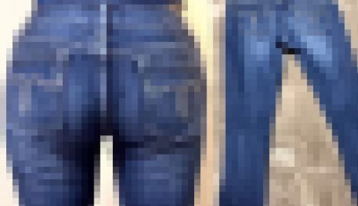 MOUSSYデニム??マウジーフェチ＆ジーンズフェチ??お尻ぶっかけ用動画??