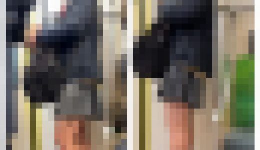 2名の制服美女のエロ過ぎるミニスカ立ち生脚573