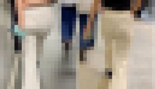 【再販】《４K・高画質》 No.770「キラキラ女子！超美脚にレース柄のエロPが透ける白パンツ」