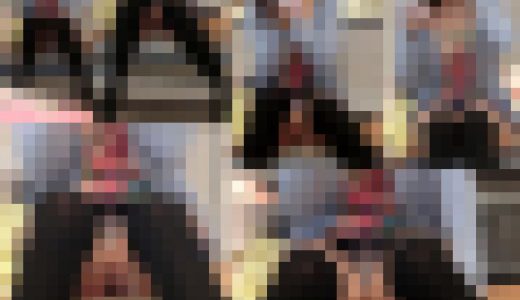 【再販】２人収録！最後にバレた?大開脚で白P丸見えニーハイ娘＋就活中女子のスト越し透けP堪能極上対面パンチラ～FHD動