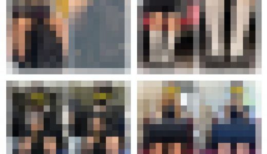 35分の電車内で真上・対面・接近のマルチアングルで接写！13名の美人制服美女のエロ過ぎる生脚美脚603