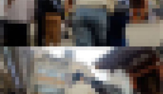 【デカ尻ジーンズJ◯?JDちゃん2シーン3名】プリプリしたジーンズデカ尻J◯ちゃんたちを粘着撮影。
