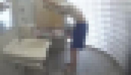 【再販】体操着むすめが★海の共同トイレで着替え