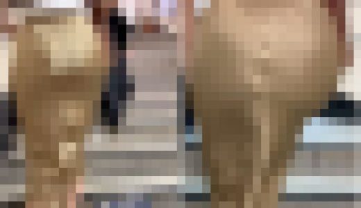 【再販】No.861「猛烈に透ける！エロ柄Pラインの綺麗なお姉さん」