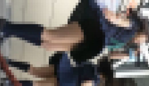 【再販】アイドル制服コスプレ強烈ローアングル全身＋下半身アップ2本セット