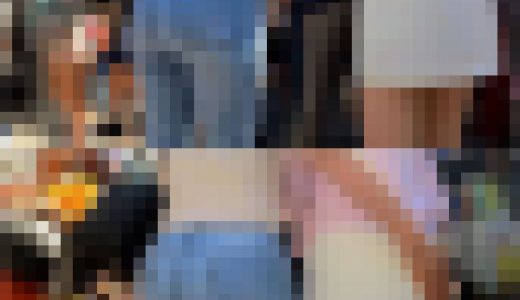 【超絶美尻ママさん】エロエエロジーンズ美尻ママさんのイヤラシイPライン丸出し着衣尻を粘着撮影。