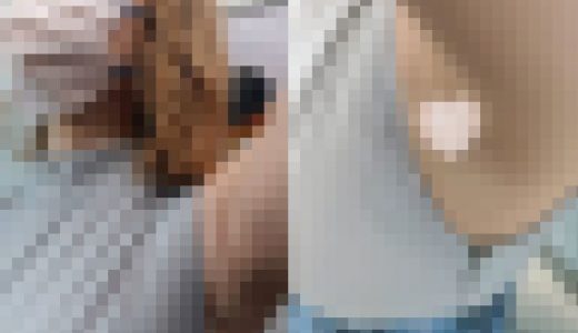 【腋毛超接写】ノースリワキ汗ギャルのジョリ腋を超接写