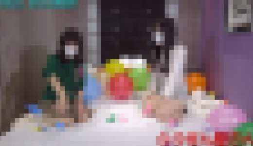 21らむねさん、ぽむさんの風船遊び