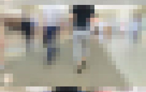 【4K高画質】 出勤前スタバを決めるグレーピタパンOL