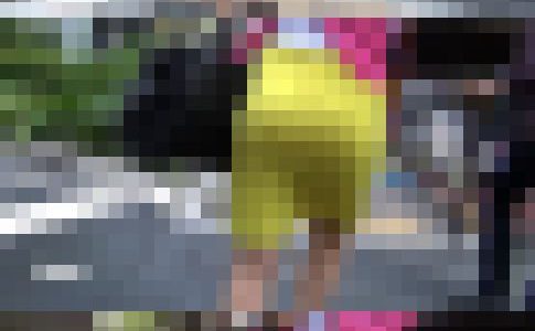 【FHD高画質】 薄手イエロースカート　自宅まで追跡