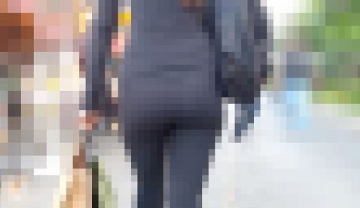 【4K高画質】飲食店下見の黒ヨガパンギャル