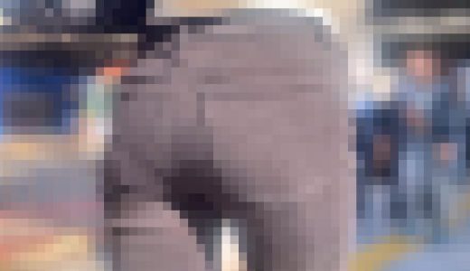 長身パッツン美尻を堪能！人気のスキニーデニムに食い込むスケベ尻で男を誘惑！ 下品な都会のお姉さん 編