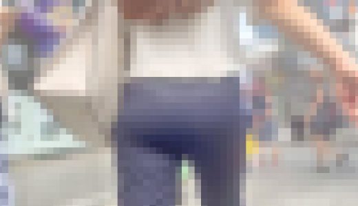 人妻OLのパッツン美尻を堪能！張りのあるスラックスのパツパツ尻とパンティラインで男を誘う！ 下品な『働く街の女』 編