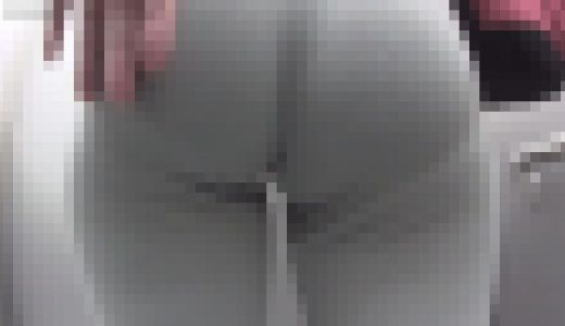 【再販】エレベーターでこっそりとお尻にタッチｗグレーレギンスピタパンお姉さん【激ヤバ動画】街撮り編 1019と1018セット販売