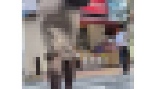 【441】黒パンスト輝くタイトスカートOLさん、都会を走る！
