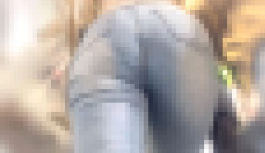 超Sクラス女子大生の生意気エロ尻！スキニーデニムから極上の美尻をパッツンして突き出しパンティラインで♂を挑発!